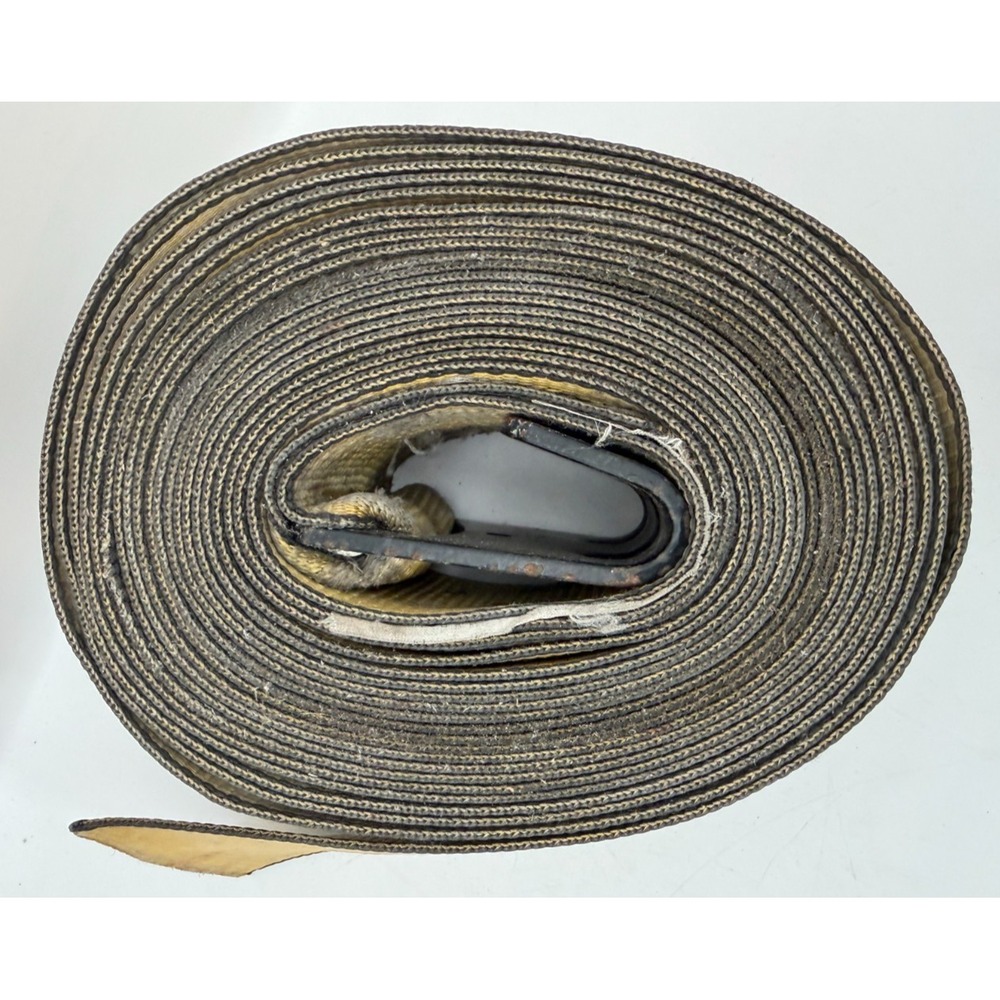 Kinedyne 4" Winch Strap Flat Hook Heavy Duty Cargo Tie Down 5400 lbs WLL Yellow - Picture 3 of 13